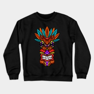 Mexican Tribal Totem Crewneck Sweatshirt